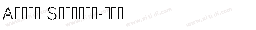 Arame Stencil字体转换